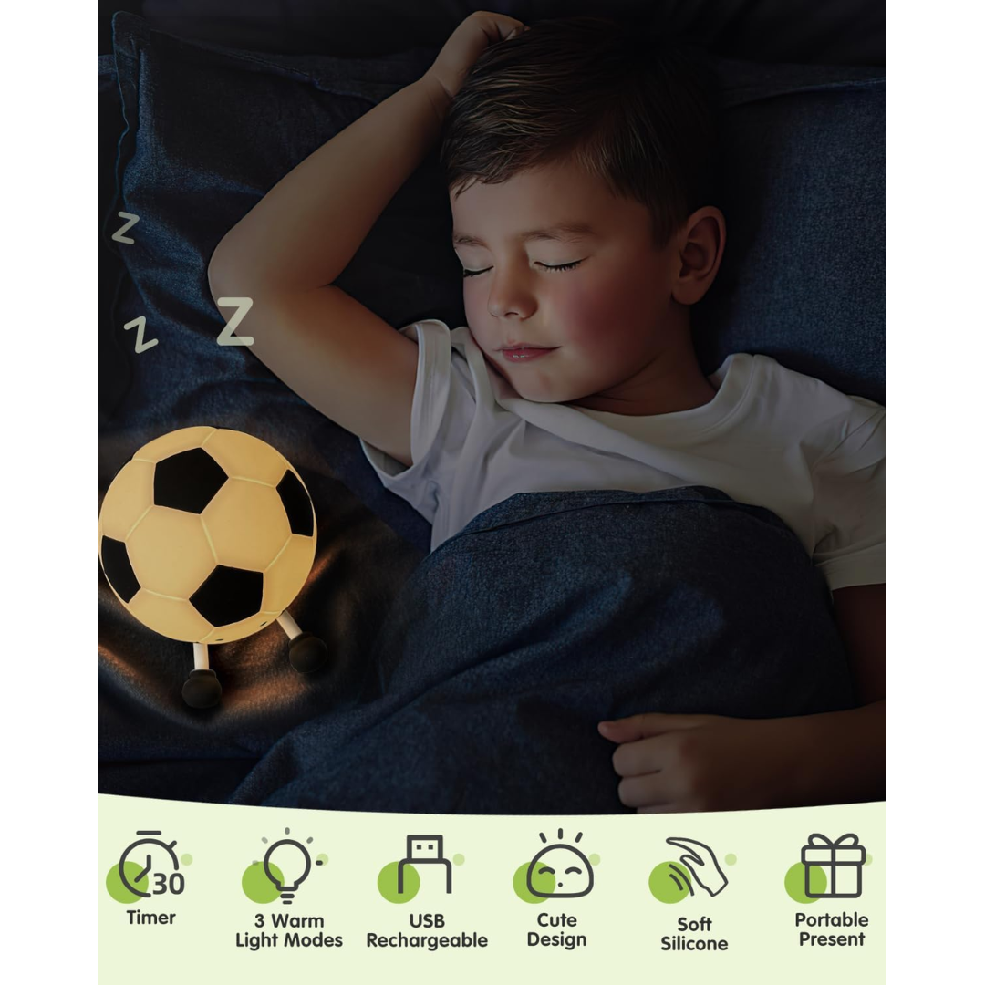 Squishy Soccer Touch Lamp for better sleep